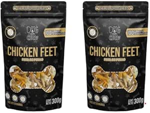 Kit Chicken Jerky + Patitas de Pollo. 300 gr c/u.