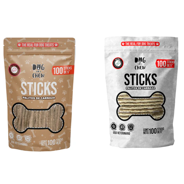 Kit Sticks Res + Sticks Naturales. 100 Pz c/u.