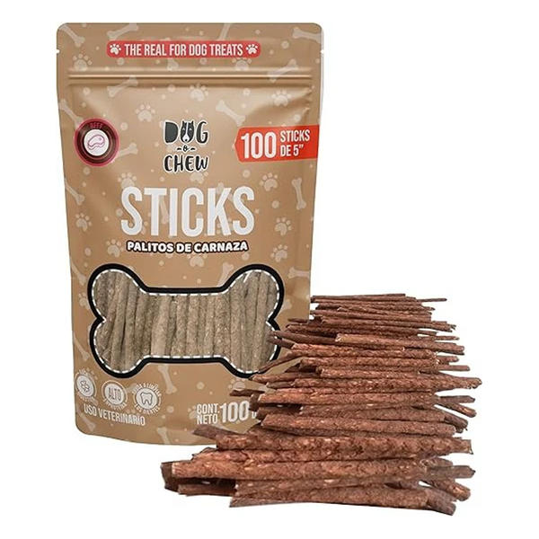 Sticks de Res. Palitos de Res. 100 pz.