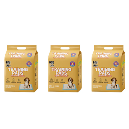 3 pack Tapete Entrenador. Mediano. 45 x 60 cm.