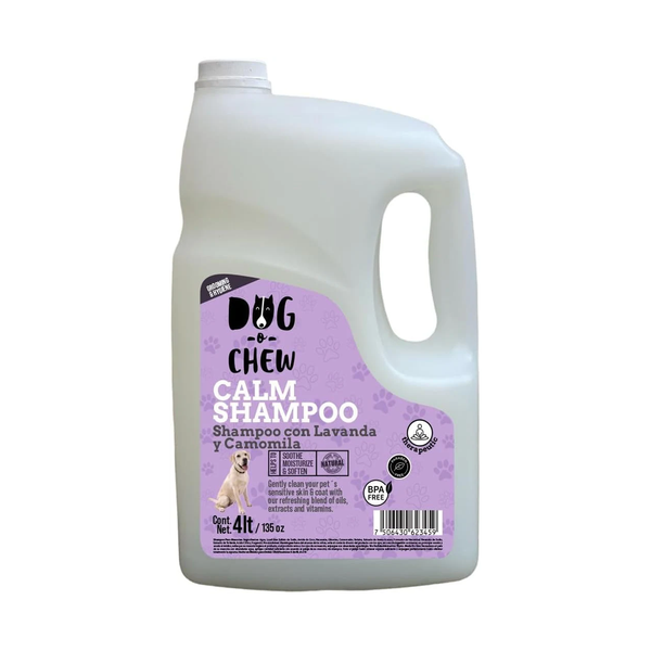 Shampoo para Perro. Versión Calm (lavanda + camomila). 4 litros.