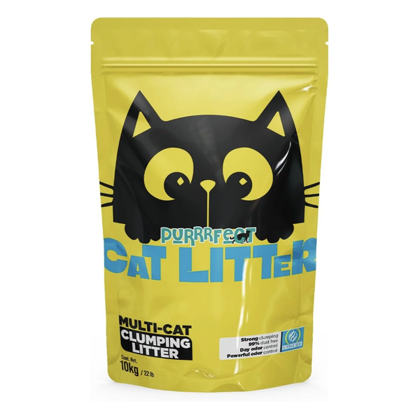 PURRRFECT CAT LITTER. Sin Aroma. 10 kg.