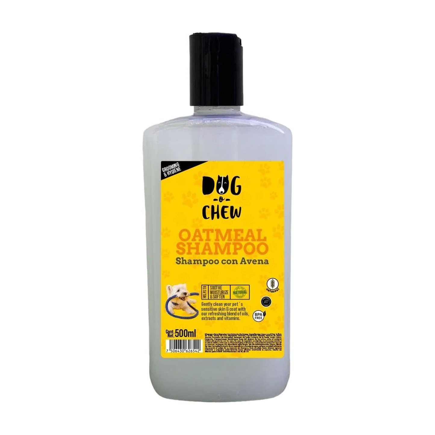 Shampoo para Perro. Versión Avena. 500 ml.