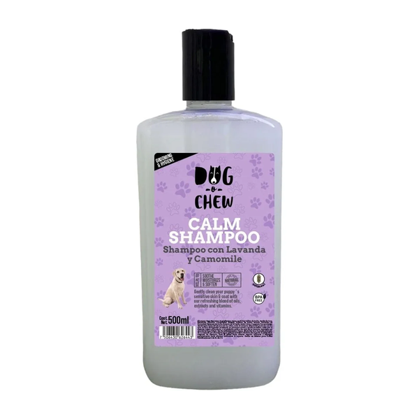 Shampoo para Perro. Versión Calm (Lavanda + Camomila). 500 ml.
