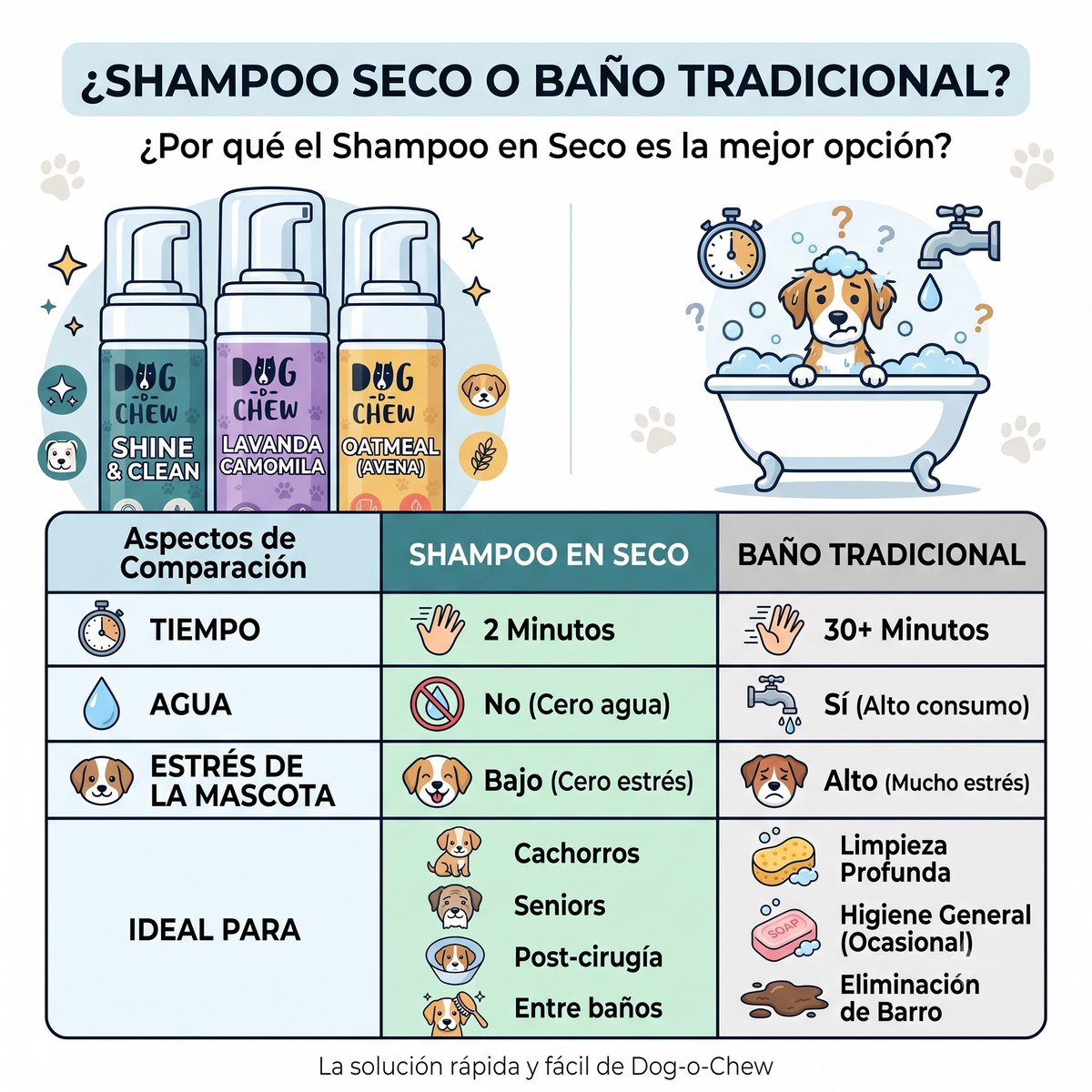 Shampoo en Seco Brillo y Fortaleza (3 Pack)