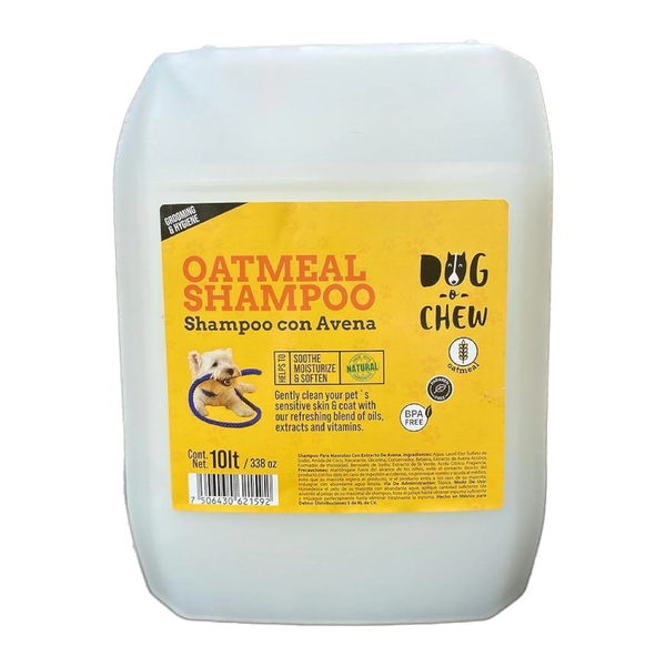 Shampoo para Perro. Versión Avena. 10 Litros.