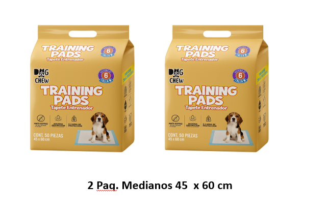 2 pack Tapete Entrenador. Mediano. 45 x 60 cm.