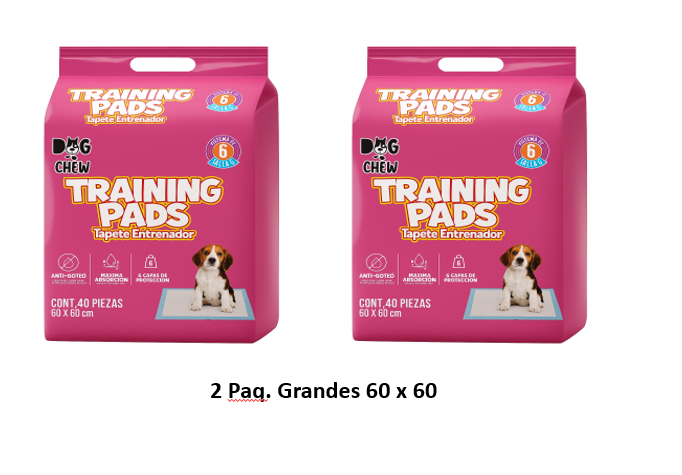 2 pack Tapete Entrenador. Grande. 60 x 60 cm.