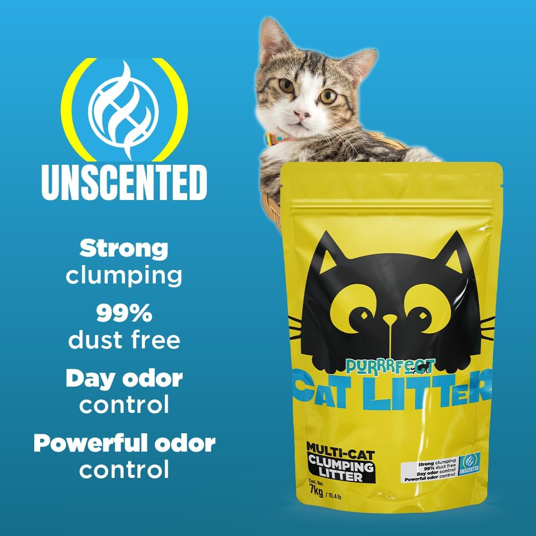 PURRRFECT CAT LITTER. Sin Aroma. 10 kg.