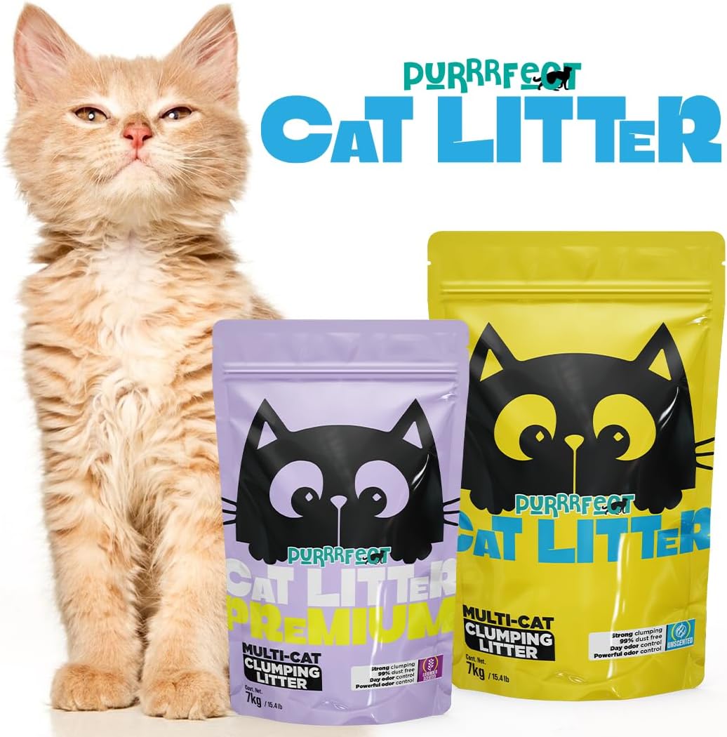 PURRRFECT CAT LITTER. Sin Aroma. 10 kg.