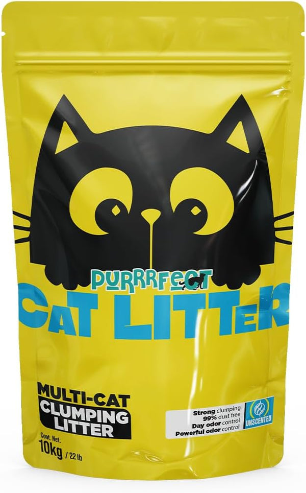 PURRRFECT CAT LITTER. Sin Aroma. 10 kg.