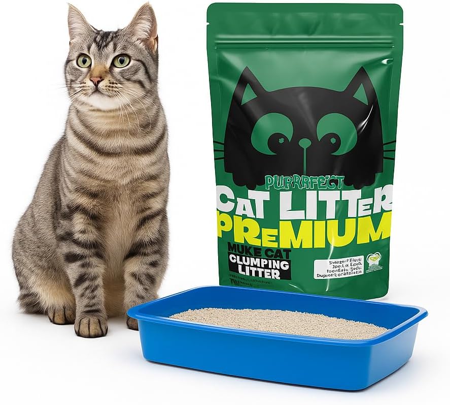 PURRRFECT CAT LITTER | Arena Gatos | Arena para Gato | Super Aglutinante | Terrones firmes | Aroma Espectacular Herbal/Fresh| Calidad Premium a Precio Accesible | (7 KG)