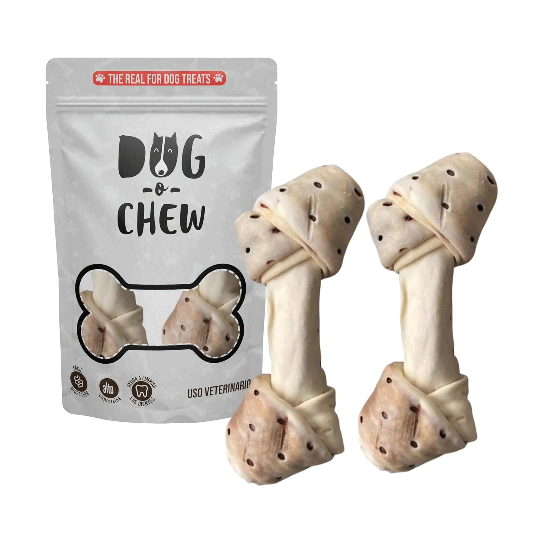 Huesos Perforados con Tocino. 2 pz .