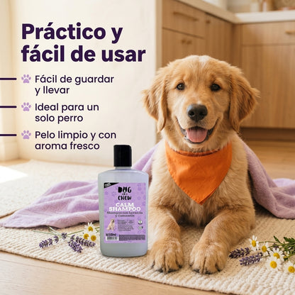 Shampoo para Perro. Versión Calm (Lavanda + Camomila). 500 ml.