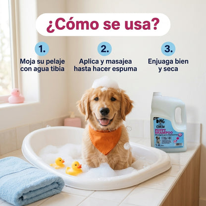 Shampoo para Perro. Versión Puppy (cachorro). 4 Litros.
