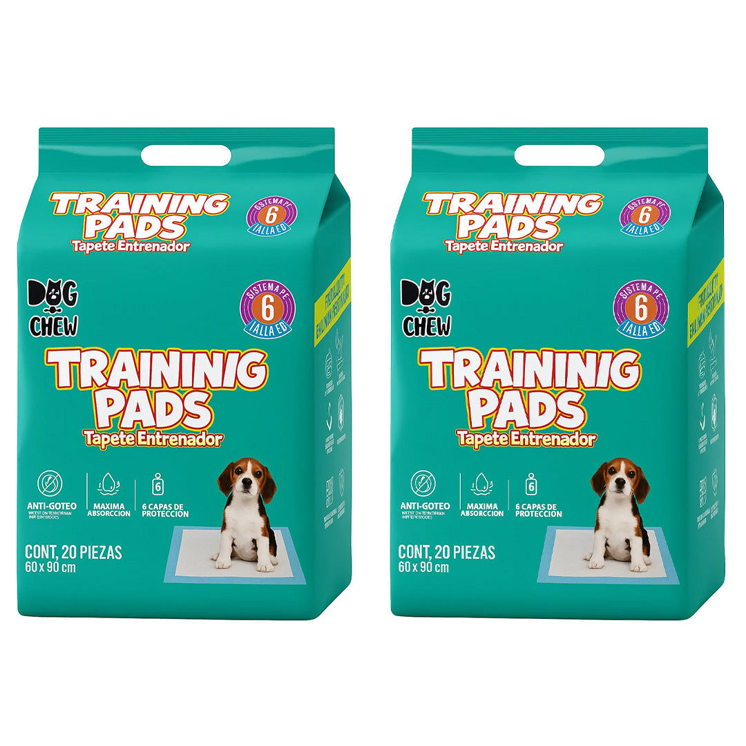 2 pack Tapete Entrenador. Extra Grande. 60 x 90 cm.