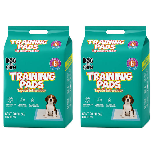 2 pack Tapete Entrenador. Extra Grande. 60 x 90 cm.