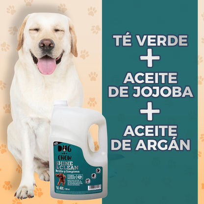 Shampoo para Perro Shine & Clean, Brillo y Limpieza