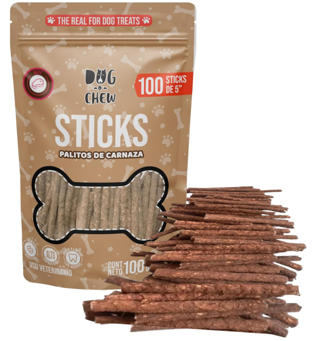 Kit Sticks Res + Sticks Queso. 2 Paq de 100 pz c/u.