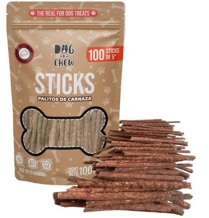 DOG-O-CHEW | 2 pack Sticks (Palitos) de Res | Sabor Queso y Res|