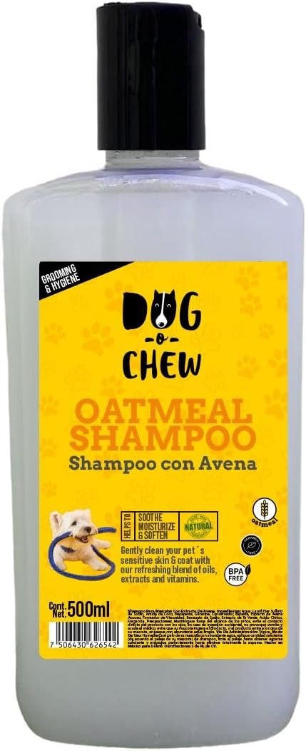 Shampoo para Perro. Versión Avena. 500 ml.