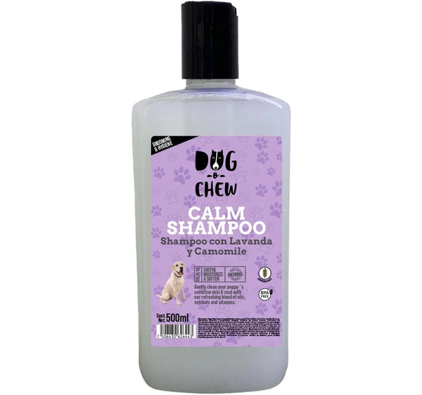 Shampoo para Perro. Versión Calm (Lavanda + Camomila). 500 ml.