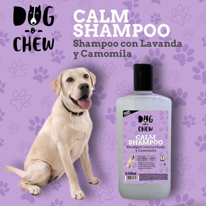 DOG-O-CHEW, Shampoo para Perro | Shampoo para Perro| Humectante |500 ml. | Estetica | Pets | Calm | Lavanda y Camomila