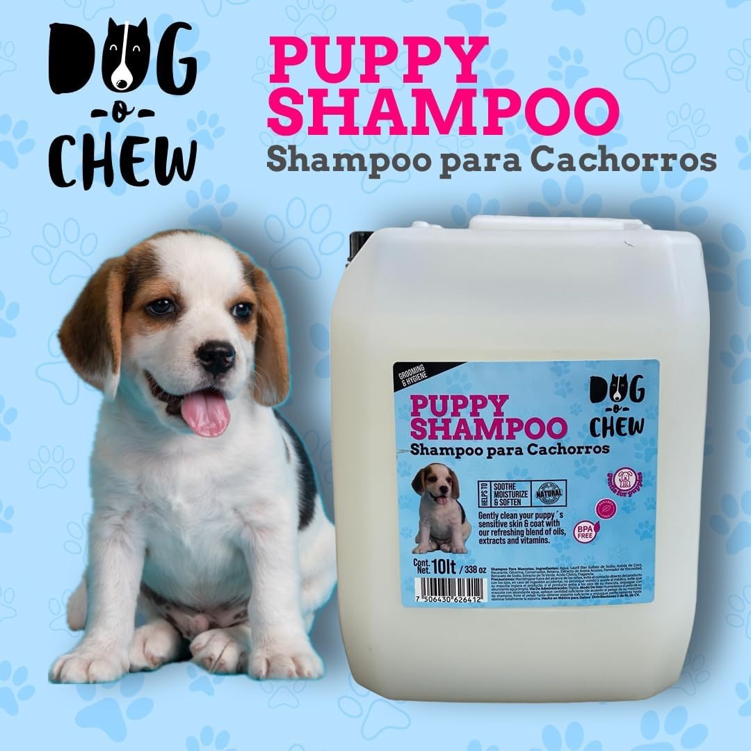 Shampoo para Perro. Versión Puppy (Cachorro). 10 Litros.