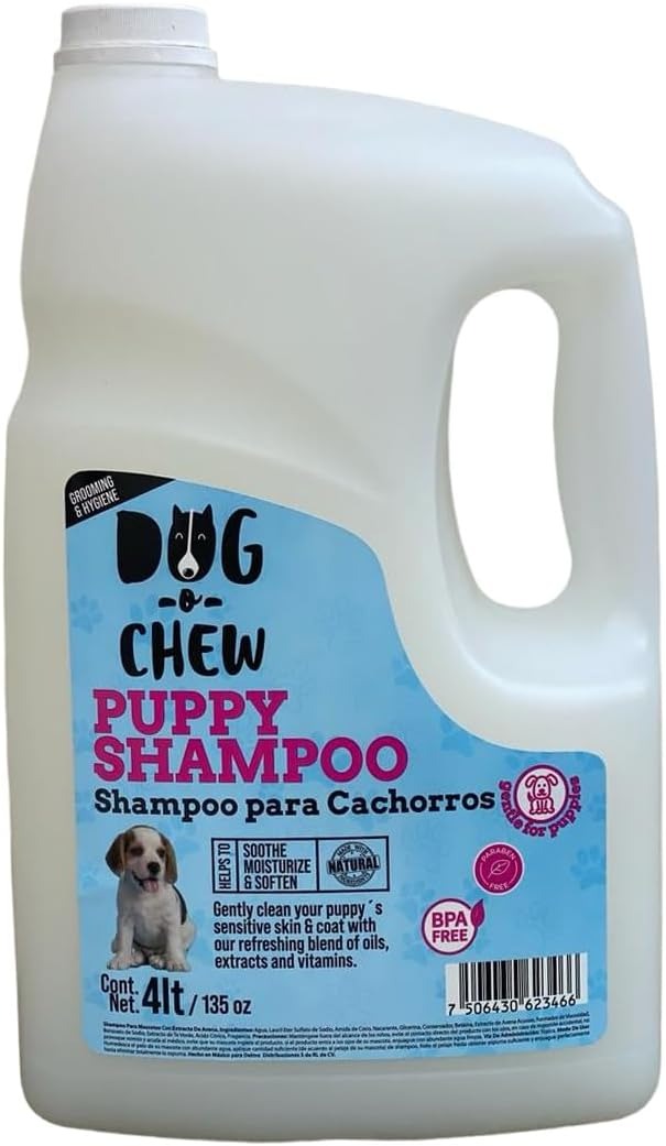DOG-O-CHEW, Shampoo para Perro | Shampoo para Perro para Cachorros | Humectante |4 litros. | Estetica | 4 litros | Pets |