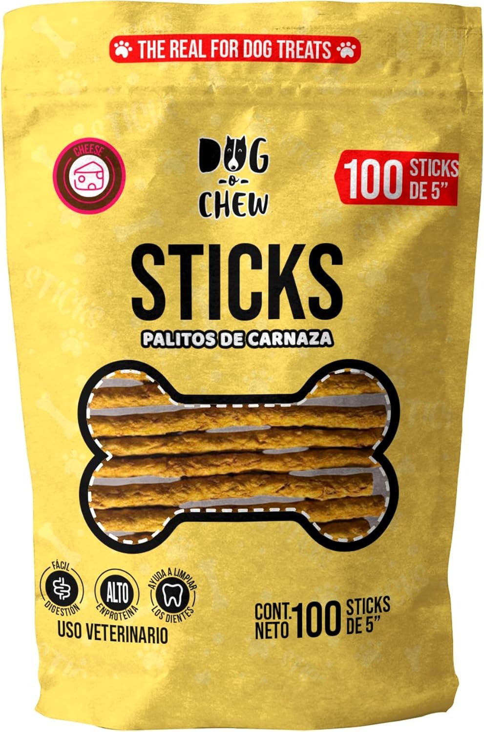 Sticks de Queso. Palitos de Res. Versión Queso. 100 pz