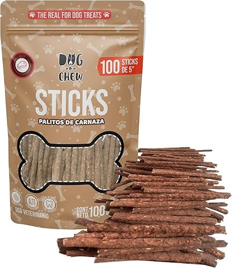 Sticks de Res. Palitos de Res. 100 pz.