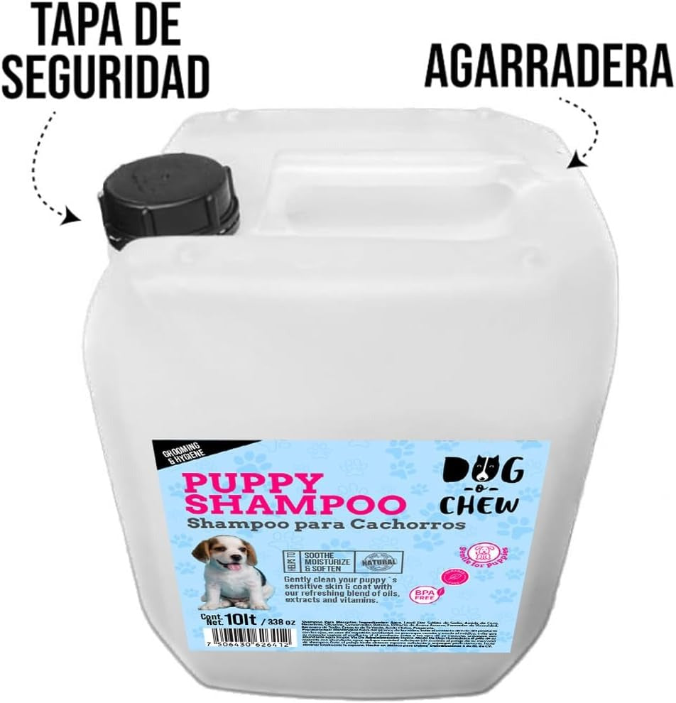 Shampoo para Perro. Versión Puppy (Cachorro). 10 Litros.