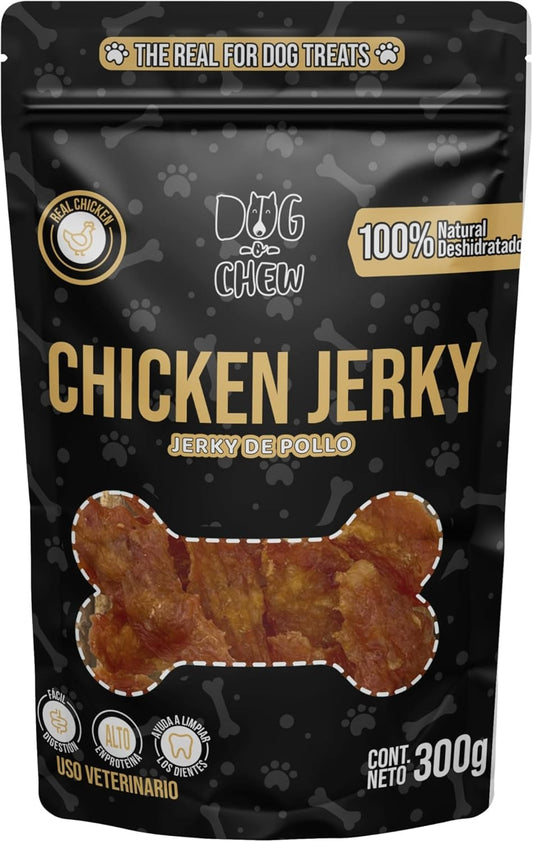 DOG-O-CHEW | Premios para Perro | Dog Treats | Premios Perro | Carnazas para Perro | Chicken Jerky | Pechuga de Pollo para Perro | 300 Gramos x Paquete |