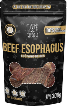 DOG-O-CHEW | Premios para Perro 100% Naturales | Carnazas | Esófago de Res Deshidratado | 300 Gramos por Paquete
