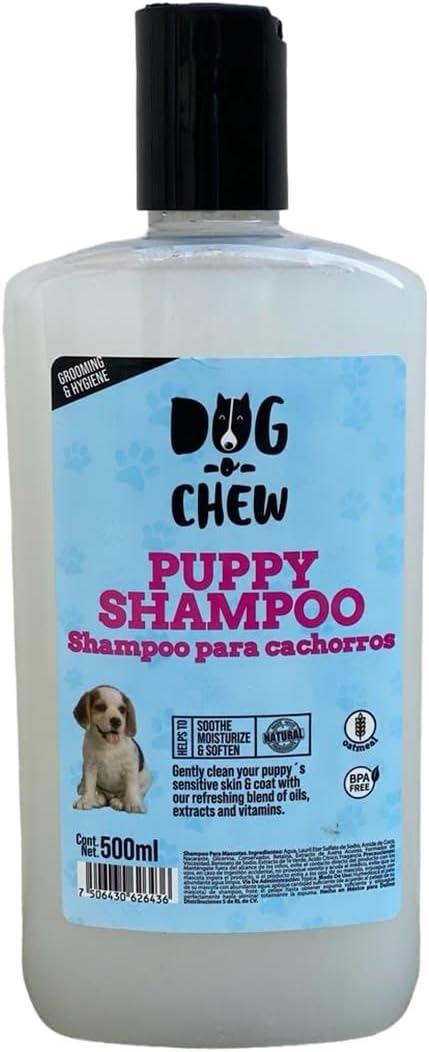 DOG-O-CHEW, Shampoo para Perro | Shampoo para Perro para Cachorros | Humectante |500 ml. | Estetica | Pets | Shampoo para Perros | Shampoo Perro | Shampoo |