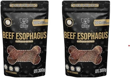 DOG-O-CHEW | Premios para Perro Deshidratados| Carnaza para Perro Dehidratada| Premios para Perro 100% Naturales | Snacks para Perro| 100% Naturales | (600 Gramos, Esófago de Res)