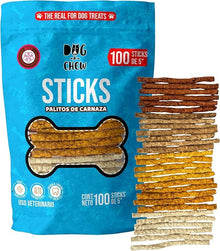 DOG-O-CHEW | Carnaza para Perro | Premios para Perro | Perro | Palitos de Carnaza | Sticks para Perro | Sabor Mixto| Premio para Perrp|100% Natural | NO Almidones| Carnazas para Perro|