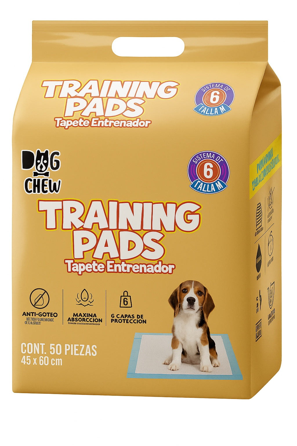 3 pack Tapete Entrenador. Mediano. 45 x 60 cm.