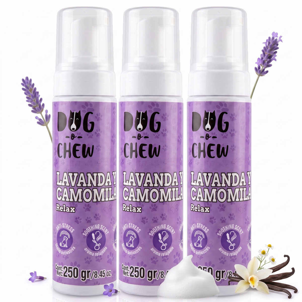 Shampoo en Seco Lavanda y Camomila (3 Pack)