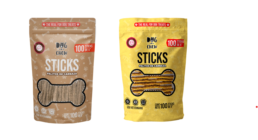 Kit Sticks Res + Sticks Queso. 2 Paq de 100 pz c/u.