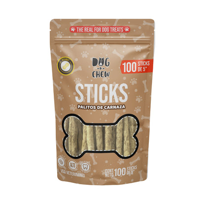 DOG-O-CHEW | 2 pack Sticks (Palitos) de Res | Sabor Res y Cacahuate|