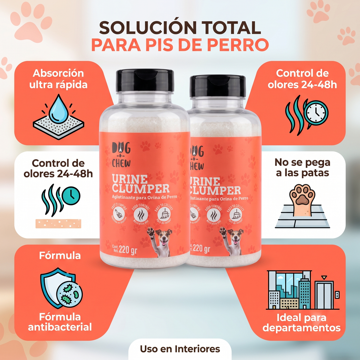 Aglutinador de Orina (3 Pack)